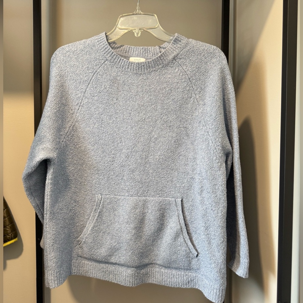 J. Jill Pure Jill Light Blue Cozy Concepts Boucle Sweater Petite S - Picture 2 of 6